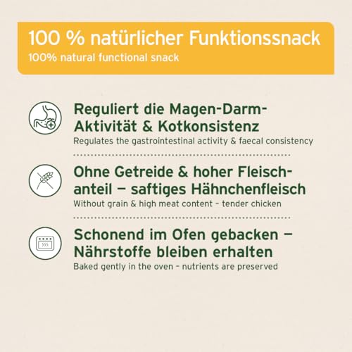 AniForte Magen & Darm Snack für Hunde 300g - Verdauungssnacks mit Probiotika, Heilmoor, fördert Darmregulierung & Verdauung, verbessert die Kotbeschaffenheit, getreidefrei, ohne Zucker