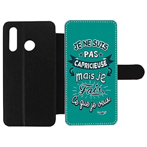 Housse Fermeture Magnétique Huawei P30 Lite Cuir ProseCafé Coque Humour
