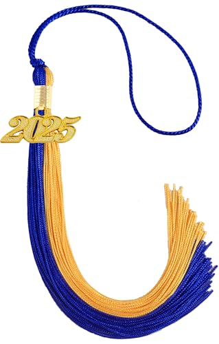 Image of 2025 Tassel Graduation, Blue and Gold Tassel 2025