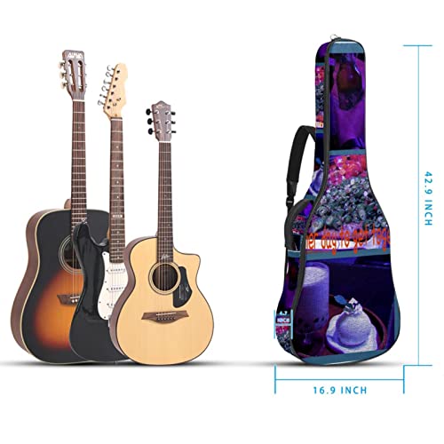 Art Flowers Étui de protection rembourré pour guitare acoustique classique, Multicolore 05, 42.9×16.9×4.7 in, Organiseur… - Les Beatles, Paul McCartney, John Lennon, RIngo Starr, George Harrison Art Flowers Étui de protection rembourré pour guitare acoustique classique, Multicolore 05, 42.9x16.9x4.7 in, Organiseur… – Image 6