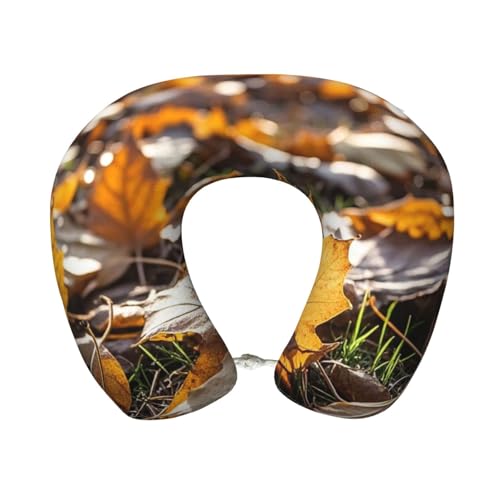 Almohada de espuma viscoelástica para cuello de viaje