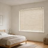 25mm Lamelle Aluminium Jalousien Sonnenschutz Blendschutz Alu-Jalousie Sichtschutz Jalousie für Büro Fenster Badezimmer Schlafzimmer Wohnzimmer 25 85 100 125 250 300cm(Brown)