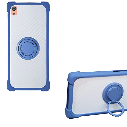 Coque pour Sony Xperia XA Coque Compatible avec Sony Xperia XA Coque Étui Support de Bague métallique 360° en PC + Silicone CSKB-LAN