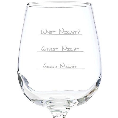 Got Me Tipsy - What Night? Funny Wine Glass 13 oz