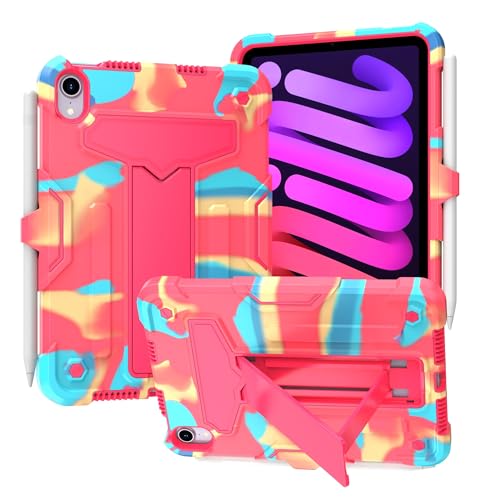 Coque iPad Mini 7 antichoc pour éviter les fissures d'écran avec béquille robuste
