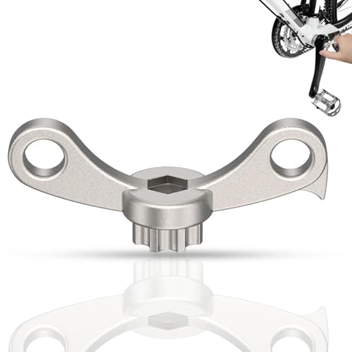 Agatige Outil de Démontage de Manivelle de Vélo, Outil de Clé de Démontage 2 en 1 pour...