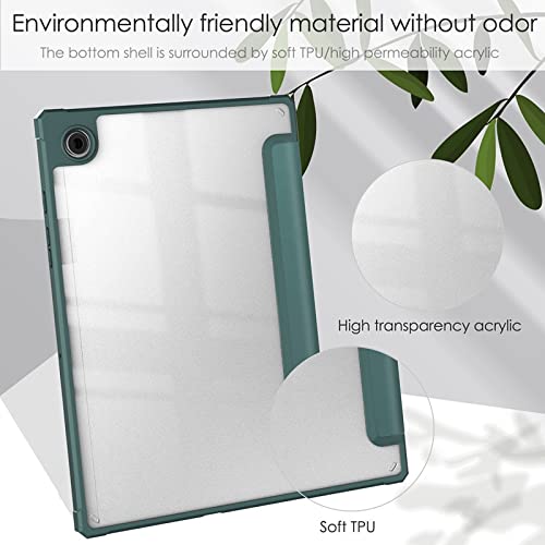Housse tablette transparente vert foncé anti-rayures et légère - 5