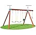 Eastern Jungle Gym Easy 1-2-3 A-Frame Swing Set Bracket Heavy Duty for EZ, Simple Install - DIY Swing Set Parts Green
