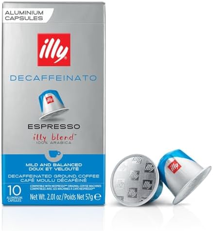 illy Nespresso Compatible Capsules - DECAFFEINATO roast coffee
