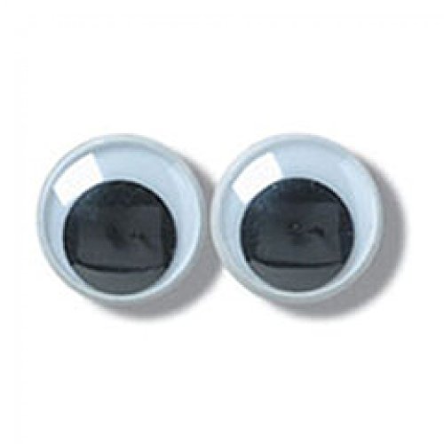 Impex Toy Stick On Wobbly Craft Eyes Black & White - per pack of 16