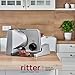 ritter solida 4 Elektrischer Allesschneider & Brotschneidemaschine aus Vollmetall, Made in Germany