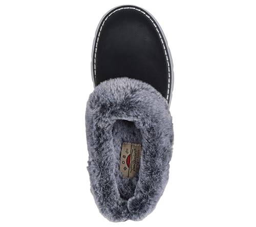 Skechers Skechers Keepsakes Lite Cozy Blend Textile Women's Black Slippers - US 6