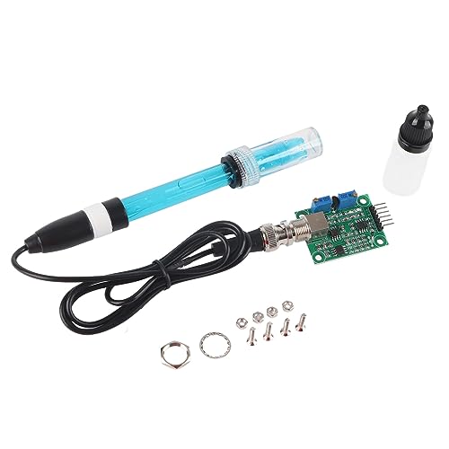 ANKROYU PH Module Probe, Detection and Acquisition Monitoring, 0-14 PH Detect Sensor Acquisition Monitoring, PH Value Sensor Module for Industrial Inspection Tool