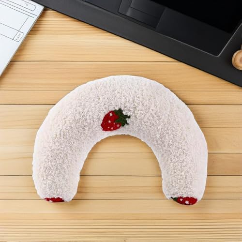 Cojín para dormir gatos con soporte cervical en U JECOMPRIS texturizado 8