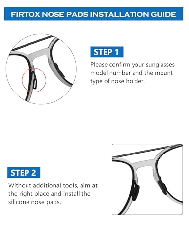 Image of Replacement Nose Pads Nose Piece for Costa South Point /Flagler /Fernandina /Peli; for Oakley Cartridge /Spindle /Latch Key