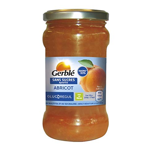 GERBLÉ - Confiture Abricot Sans Sucres Ajoutés 320G - ( Lot De 4 )