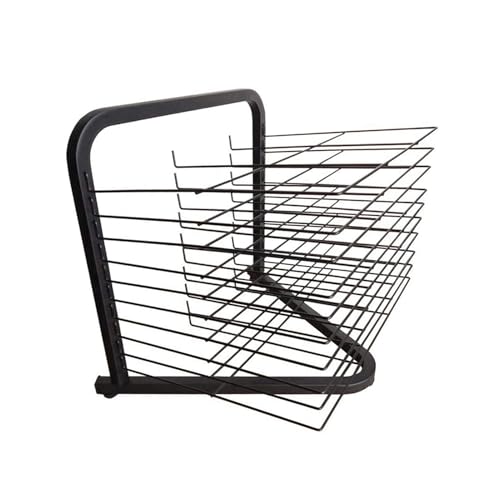 Estante para secar materiales de Arte, soporte para secar Papel de 10 niveles, estante de almacenamiento de materiales de Arte, soporte para dibujo para escuelas, preescolares, hogares y aulas.