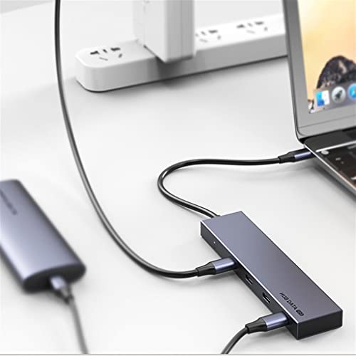 Concentrador de cuatro puertos Tipo C PD Data y USB3.1 Gen2 hub multipuerto compacto 3