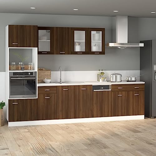Meuble d'appoint pour la cuisine Lyon aspect chêne - 3