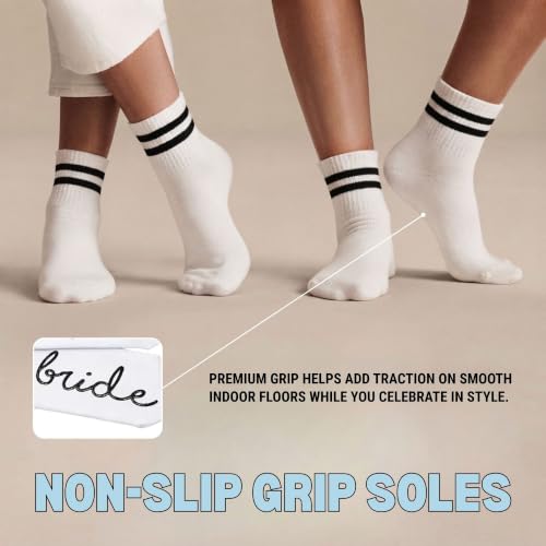 Image of Funky Junque Bride Crew Socks, Bachelorette Wedding Party Gift