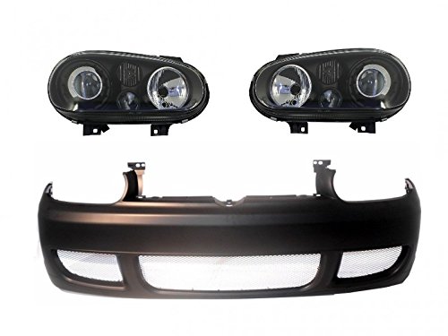 KITT COFBVWG4RSASW Front Bumper with Headlights Black 10.1997-09.2003