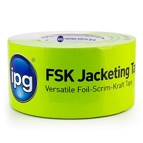 Image of IPG FSK Jacketing Tape, 2.95 inch x 50 yd, Silver, (Single Roll)