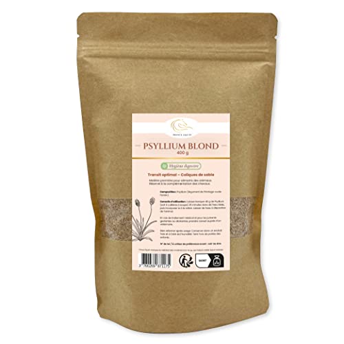 PRINCE EQUIN - PSYLLIUM BLOND - Complément nutritionnel Cheval - Sachet 300 g - Apport en fibres - Aide à réguler le transit intestinal - Marque Française