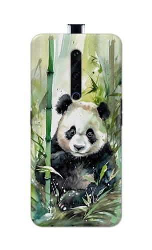Image of Printed Hard Back Cover for Oppo Reno2 F Back Cover (Panda -J1) -190724(EA)