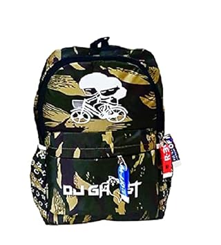 Priceless Deals Trendy & Stylish Print Tuition or College Bag with Two Compartments & One Tab Compartment Inside & Two Side Pockets for Bottle, School Backpack/ College Bag for Boys & Girls
