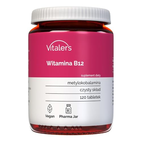 Vitaler's Vitamine B12 100 µg - 120 comprimés, végétalien, sans conservateur, composition pure