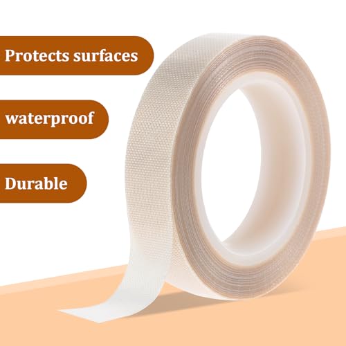 Image of 2 Rolls 1 /2 Inch x 33 Feet Drawer Slide Tape, Low Friction Tape Squeak Resistant, Abrasion Resistant Glide Tapes, Surface Protection Tapes for Wood, Cabinet, Curtain, Furniture, White