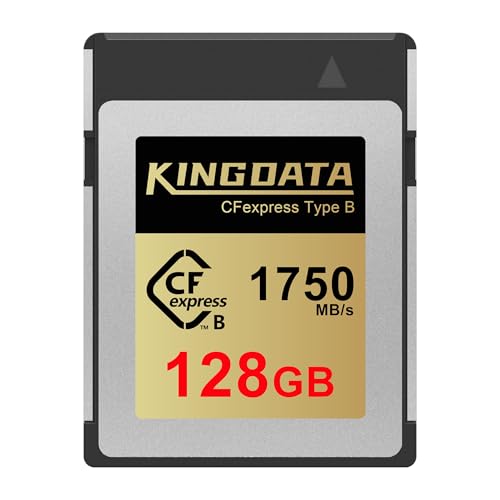 KINGDATA 128GB CFexpress Type B[J[hARAW 8KrfIƎʐ^AJpCF Express[J[h