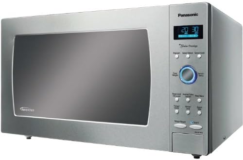 Panasonic NN-SE782S Genius "Prestige" 1.6 cuft 1250-Watt Sensor Microwave with Inverter Technology & Blue Electrostatic Dial, Stainless Steel