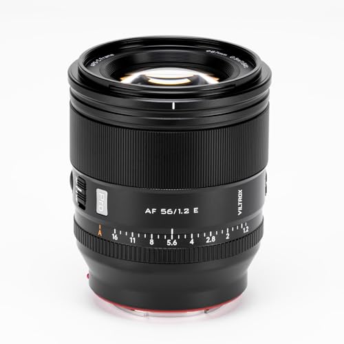 Image of VILTROX 56mm F1.2 Pro E-Mount APS-C Lens for Sony, AF 56mm f /1.2 E Lens Autofocus Large Aperture Prime Lens for Sony E-Mount ZV-E10 ZV-E10II FX30 A6700 A6600 A6500 A6400 A6300 A6100 A7IV A7RⅣ