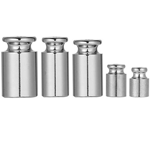 CIYODO Balance Scales Calibration 1 Set of 5 Pcs Calibration Weights 1g 2g 5g 10g 20g for Digital Scales