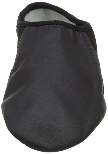 Image of Bloch Girls Neo-Flex Leather Neoprene Slip-On Jazz Dance Shoes, EVA Outsole