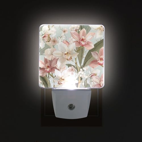 Lámpara de noche digital illustration orchids miniatura 2