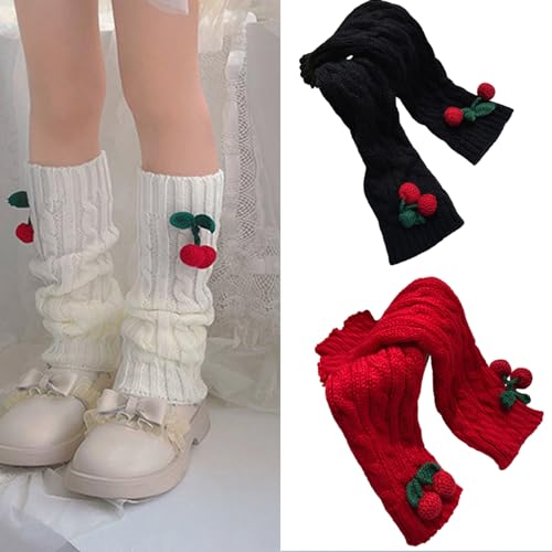 Girls Leg Warmers Cable Knit Socks for Children Dress Leggings School Uniform Accessories Kids Winter Stockings2