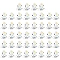 zouzai 44 Pack 4 Inch Ultra-Thin LED Recessed Ceiling Light with Junction Box 5CCT Adjustable Dimmable Can-Killer Downlight - ETL and Energy Star Certified