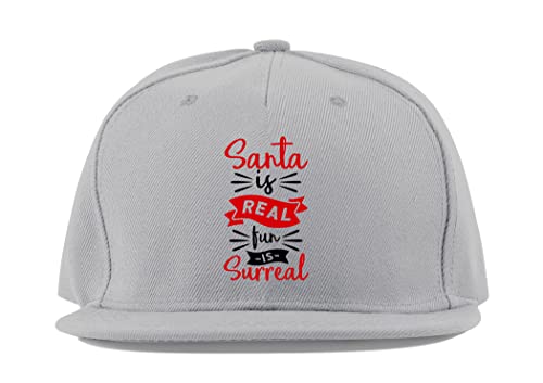 Casquette de baseball en coton gris pour vos sorties de Noël décontractées en ville