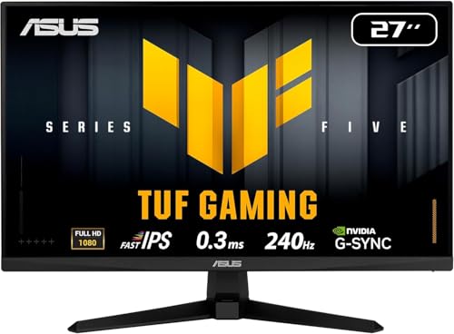 ASUS TUF Gaming Series 5 VG279QM5A-J 27 FHD (1920 x 1080) Fast IPS 240Hz 0.3ms AMD FreeSync Premium NVIDIA G-Sync Black Monitor - Edition Infiniarc
