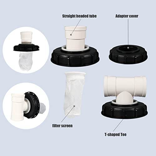 Ibc Filter Nylon Filter Cover Ton Barrel Cover Tote Tank Lid Breath Cover Ibc Tank Fitting Filter Mesh For Rainwater Tank Lid 3Pcs Ibc Tank Fittings Rainwater Filter Ibc Tank Accessories #TOP2