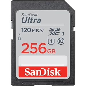 SanDisk 256GB Ultra SDXC UHS-I Memory Card – Up to 150MB/s, C10, U1, Full HD, SD Card – SDSDUNC-256G-GN6IN