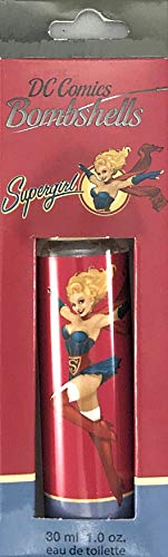 Marmol & Son DC Comics Bombshells Supergirl, Wonder Woman, Poison Ivy, Eau De Toilette Spray 30ml each (Bombshells Supergirl 30ml Spray)