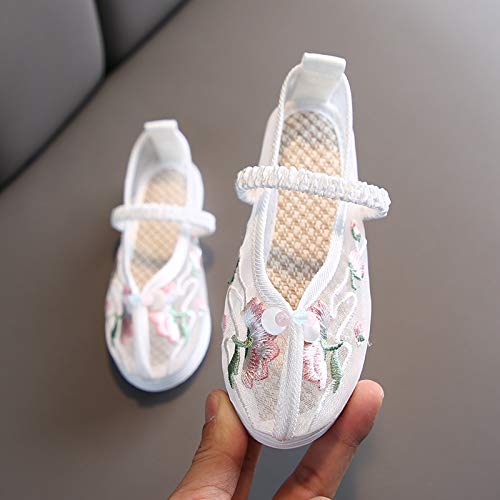 Matari Girl Embroidered Sandals Ethnic Style Children Antique Style Princess Shoes2