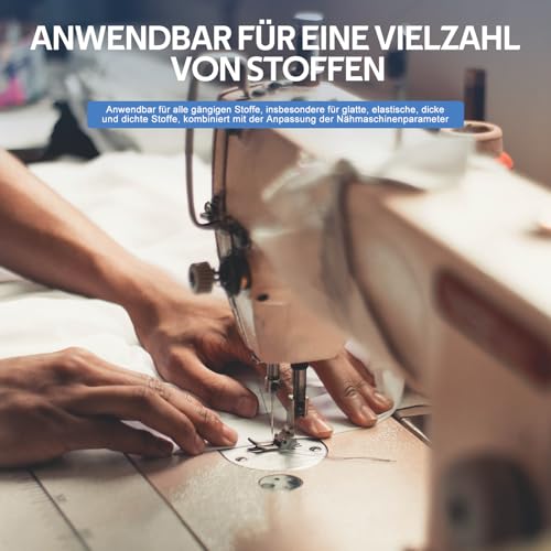 Wamkon 20 Stücke Nähmaschinennadeln Größe 80/12 Universal Nähmaschine Nadel Nähnadeln Nähmaschine für Haushalt Nähen