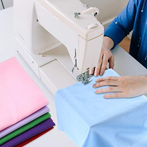 20 Pieces 20 x 20 Inch Bright Solid Cotton Fabric DIY Quilting Fabric Bundles Square Patchwork Fabrics for DIY Crafts Cloths Handmade Accessories