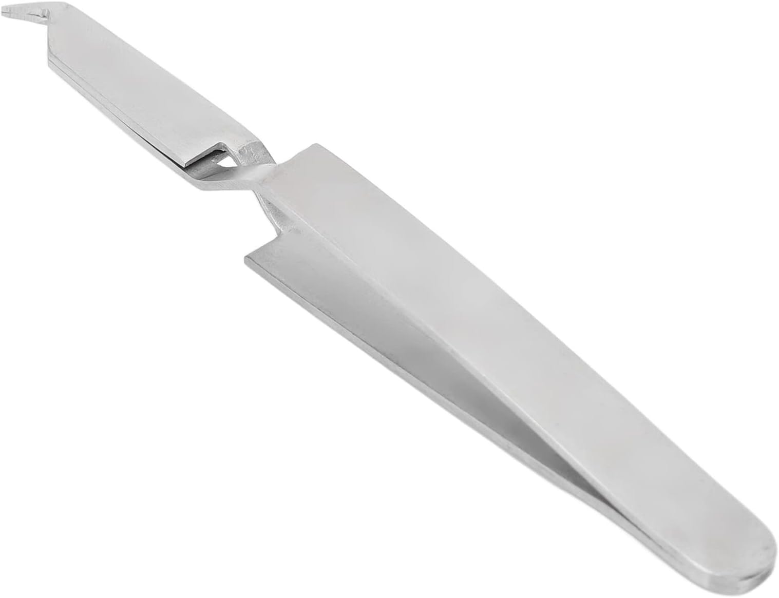 Dental Tweezers, Stainless Steel Curved Pointed Dental Pliers for Orthodontic Correction Dental Instrument