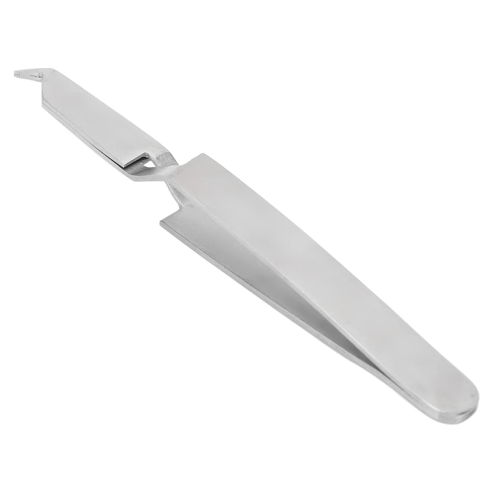 Dental Tweezers, Stainless Steel Curved Pointed Dental Pliers for Orthodontic Correction Dental Instrument