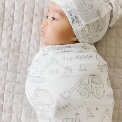 Image of Copper Pearl Swaddle Blankets for Newborns | Soft Stretchy Receiving Blankets for Boys and Girls | Large 46 x 46 Inch Baby Blankets | Lightweight and Breathable Swaddles | Gage